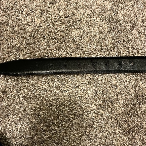 Men's Black genuine Leather Belt size XL - Picture 5 of 6